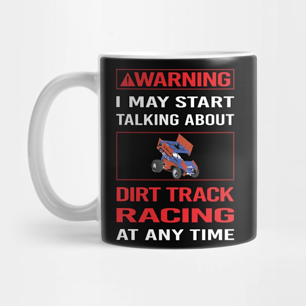 Red Warning Dirt Track Racing by relativeshrimp